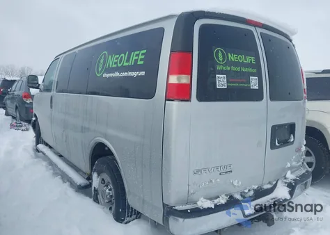 2012 GMC Savana 2500 Lt z USA, uszkodzony, nr VIN 1GJW7RFG1C1189523